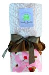 Cherry Cupcake Stroller Blanket