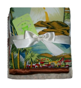 California Dreamin Burpcloth Set of 3