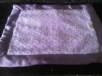 Lavender w/Eggplant Satin Travel Silkie 