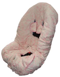 Minky Fleur Toddler Carseat Cover