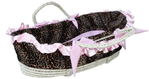 Cheetah Moses Basket