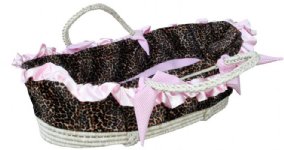 Cheetah Moses Basket