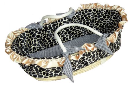 Giraffe Moses Basket-moses, basket, sleep, travel, bed, crib