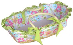 Star Flower Burst Moses Basket
