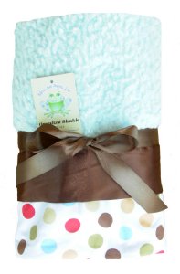 Cocoa Sky Dot Oversized Blanket