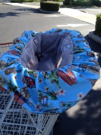 Woody Shopping Cart Cover