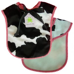 Cow Reversible Bib