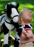 Cow Reversible Bib