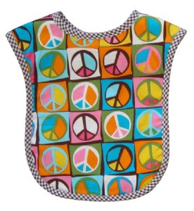 Peace Out Reversible Bib