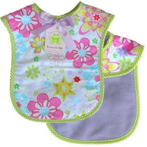 Star Flower Burst Reversible Bib