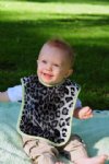Snow Leopard Reversible Bib