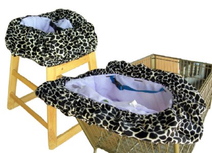 Giraffe Shopping Cart / High Chair Cover