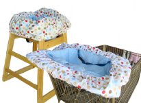 Cocoa Sky Dot Shopping Cart / High Chair Cover