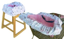 Paris Shopping Cart Cover / High Chair Cover