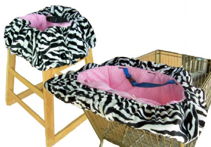 Zebra Shopping Cart Cover