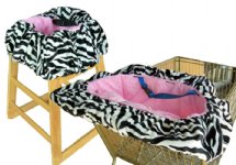 Zebra Shopping Cart Cover