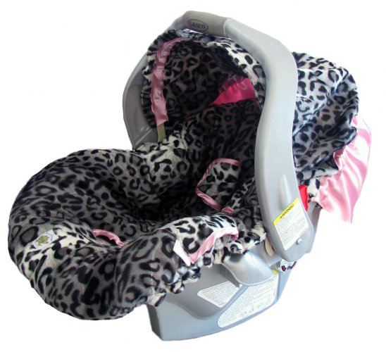 snow leopard car seat covers