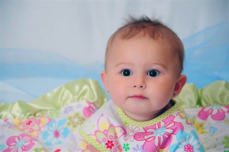 Star Flower Burst Stroller Blanket