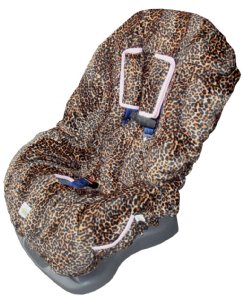 Cheetah Toddler Carseat Cover